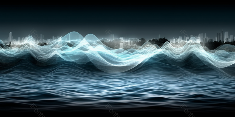 城市背景语音频率线条背景图,插画/手绘图,插画/手绘图库,插画/手绘图下载,插画/手绘